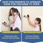 Childproof Door Lever Locks - Keep Toddlers Safe!