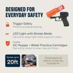 Mace Pepper Spray Gun with LED Strobe