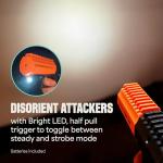 Mace Pepper Spray Gun with LED Strobe