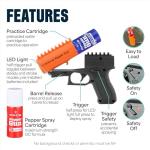 Mace Pepper Spray Gun with LED Strobe