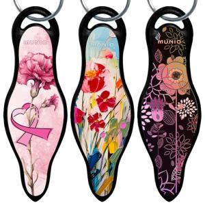 MUNIO Floral Self-Defense Keychain Kit - 3-Pack