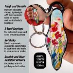 MUNIO Floral Self-Defense Keychain Kit - 3-Pack