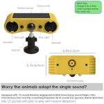 HULPPRE Solar Motion Sensor Alarm with Strobe Light