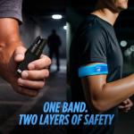 Pepper Spray Runner Safety Armband with LED Lights