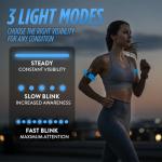 Pepper Spray Runner Safety Armband with LED Lights