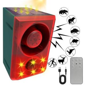 Solar Motion Sensor Alarm with Adjustable Volume