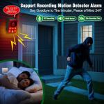 Solar Motion Sensor Alarm with Adjustable Volume