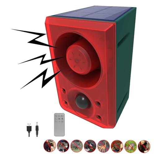 Solar Barking Dog Motion Alarm with Remote Control