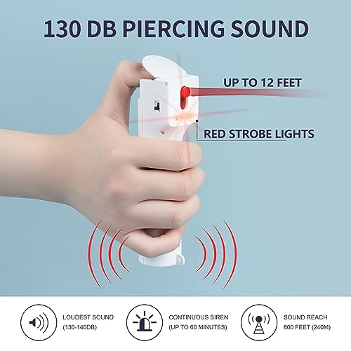3-in-1 Personal Alarm & Pepper Spray for Women