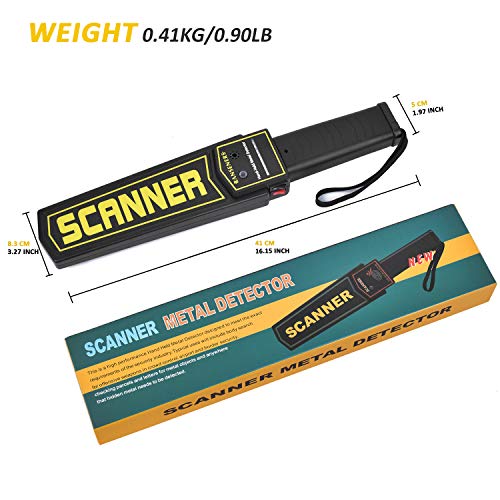 High Sensitivity RANSENERS Security Wand Detects Weapons