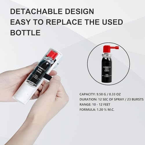 3-in-1 Personal Alarm & Pepper Spray for Women