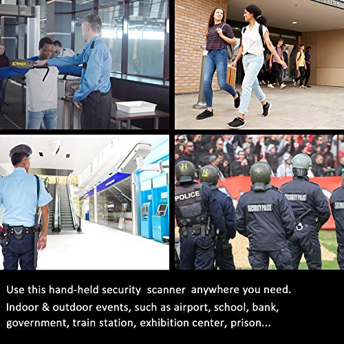 High Sensitivity RANSENERS Security Wand Detects Weapons