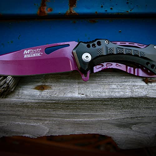 Purple Folding Knife: MTech USA Tactical EDC