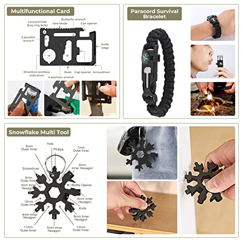Compact Survival Kit for Outdoor Emergencies, Perfect Gift