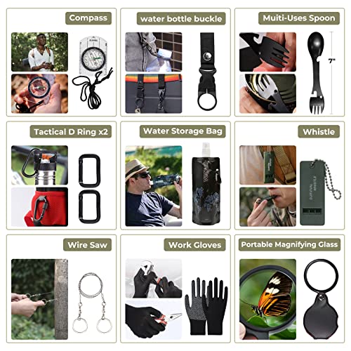 Compact Survival Kit for Outdoor Emergencies, Perfect Gift