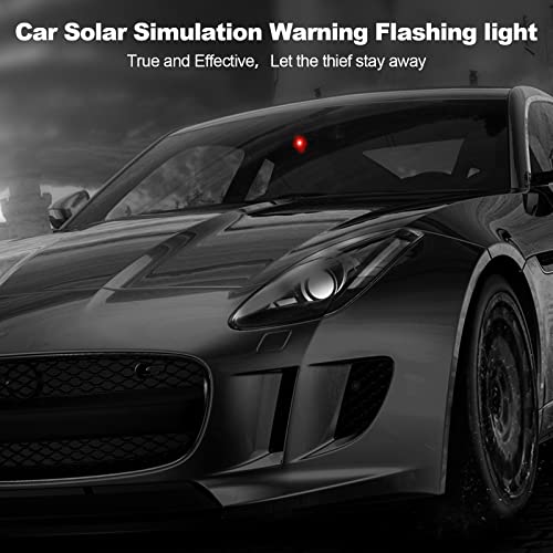 Car Solar Power Simulated Anti-Theft LED Flashing Light