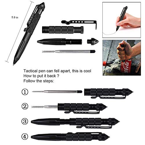 KEPEAK Tactical Pen: Self Defense & Glass Breaker