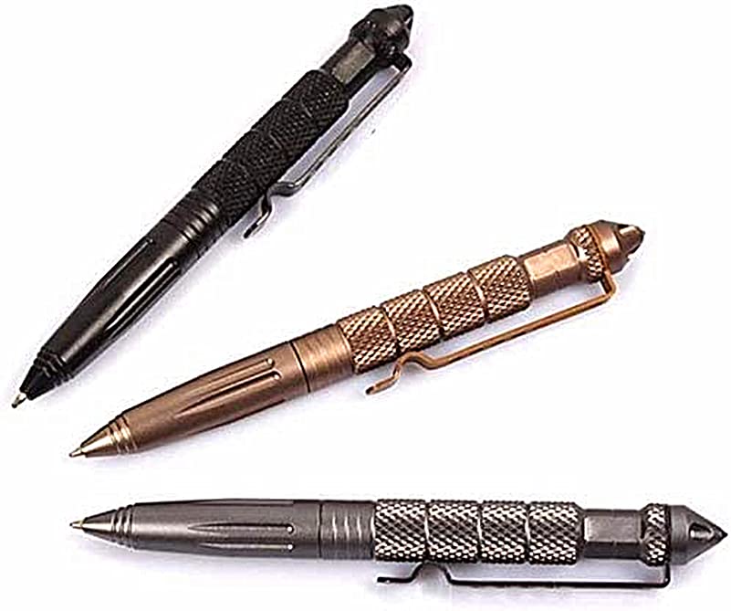 Tactical Pen Set - Tungsten Steel - 3 Pack