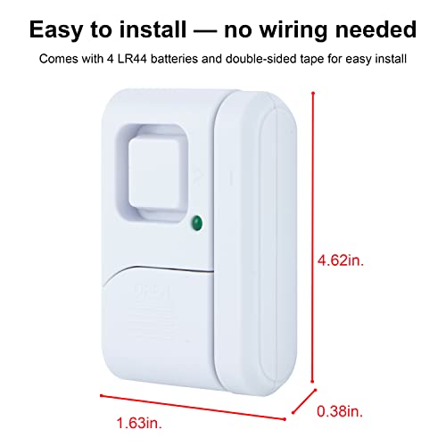 GE Personal Security Alarm, 2-Pack - Protects Home