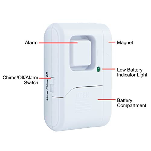 GE Personal Security Alarm, 2-Pack - Protects Home