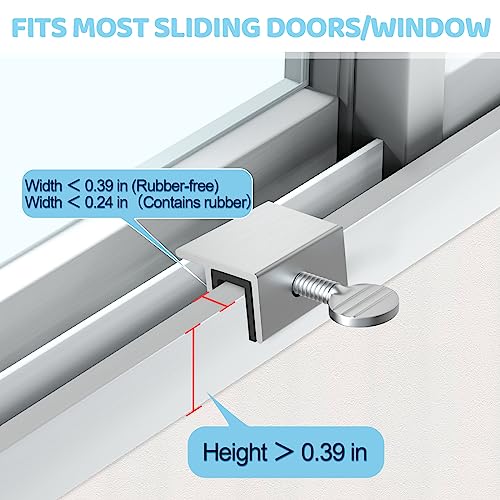 Sliding Window Locks - Secure Glass Doors, Childproof