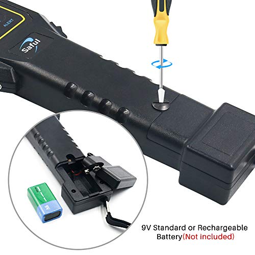 Portable Metal Detector with Adjustable Sensitivity and Sound/Vibration Alerts