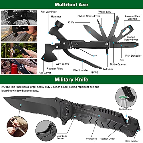 142Pcs Professional Survival Gear and First Aid Kit