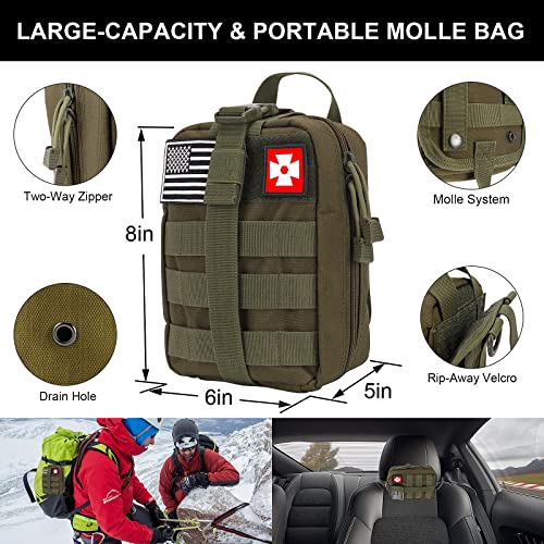 210 PCS Survival First Aid kit for Man