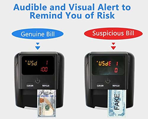 Khippus K605 Counterfeit Bill Detector: 4-in-1 Authenticity Confirmation