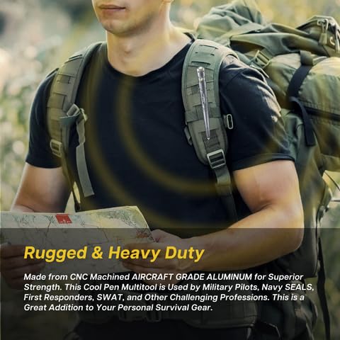 Tactical Pen and Flashlight Set - Perfect Men's Gift