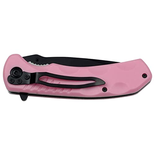 Pink Folding Knife - Master USA - Tactical EDC