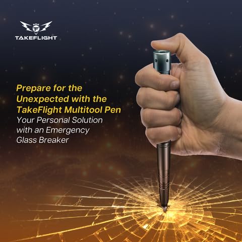 Tactical Pen and Flashlight Set - Perfect Men's Gift