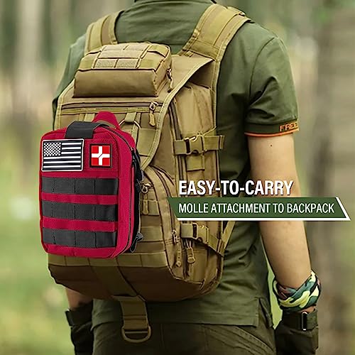282PCS Survival First Aid Kit, Outdoor Emergency Gear