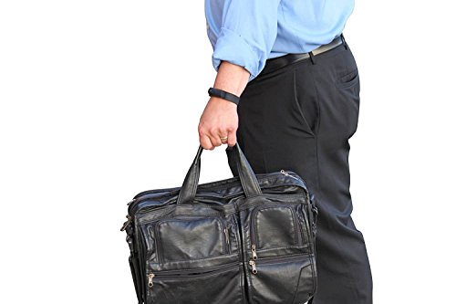 Black Silicone Viper Bracelet: Lightweight Pepper Spray