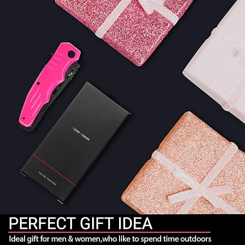 Pink Spring Assisted Knife - Self Defense Gear