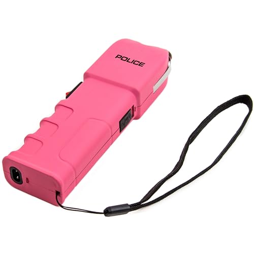 POLICE 928 Stun Gun with Pink Flashlight