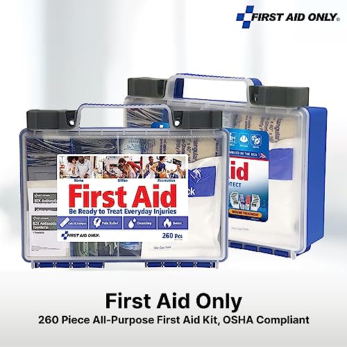Versatile 260-Piece OSHA First Aid Kit