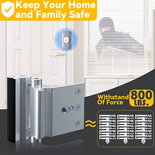 Rerishom 2 Pack Door Lock: Maximum Security & Privacy