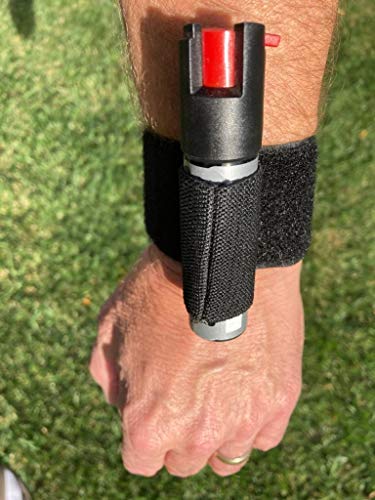 Self Defense Wristband with Pepper Spray - Elastic Holder