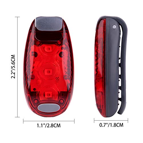 9 Pack Led Safety Light, High Visibility Strobe Running Lights