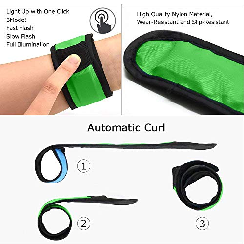 6 Pack LED Safety Bracelets for Nighttime Protection