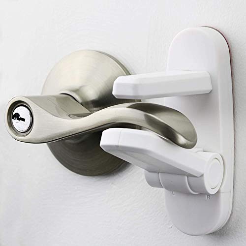 Childproof Door Lever Locks - Keep Toddlers Safe!