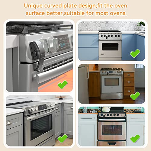 EUDEMON Oven Front Lock, Childproof & Heat-Resistant - Black