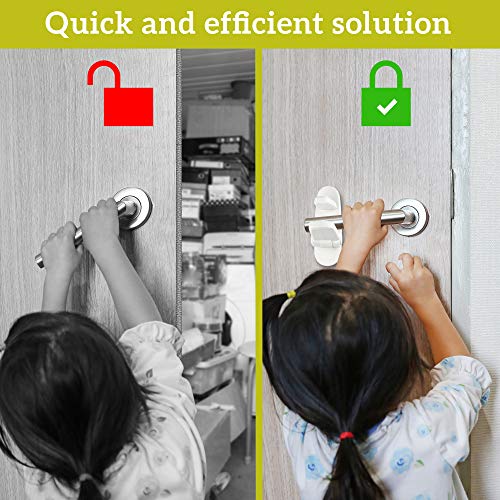 Childproof Door Lever Locks - Keep Toddlers Safe!