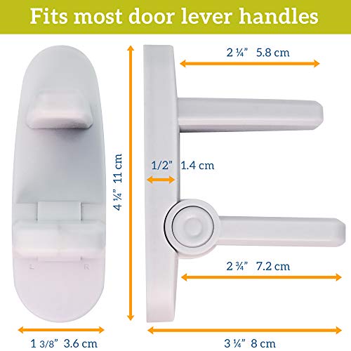 Childproof Door Lever Locks - Keep Toddlers Safe!
