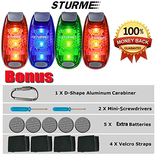 STURME LED Safety Light: Daytime Running, Walking, Cycling