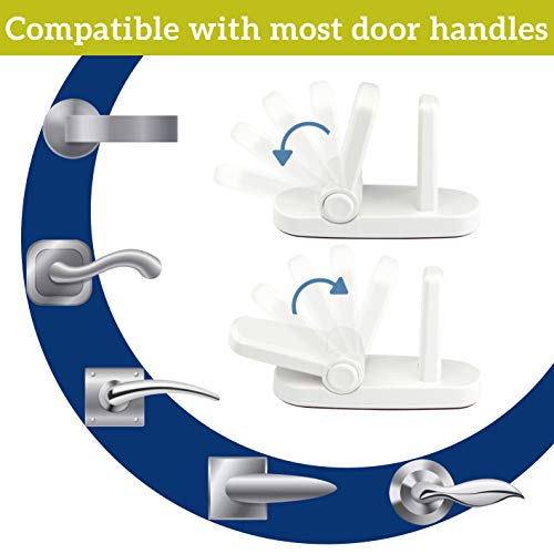 Childproof Door Lever Locks - Keep Toddlers Safe!
