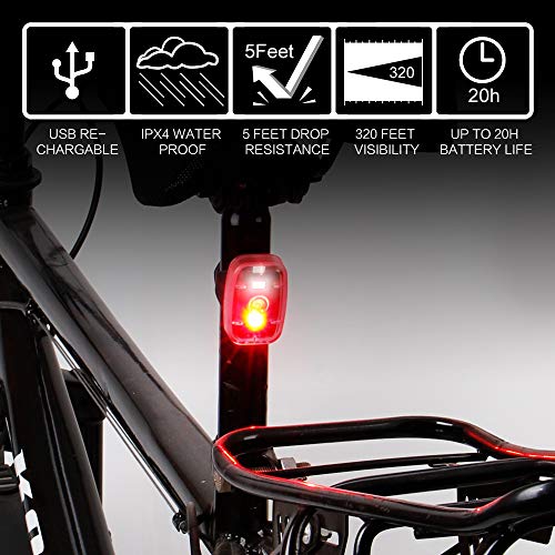 Clip-On LED Safety Light for Runners, Cyclists (2-Pack)