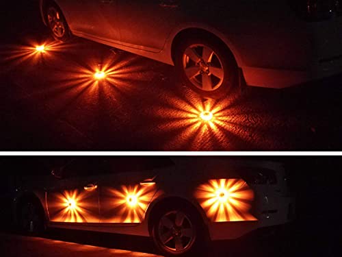 6-Pack LED Road Flares with Magnetic Base