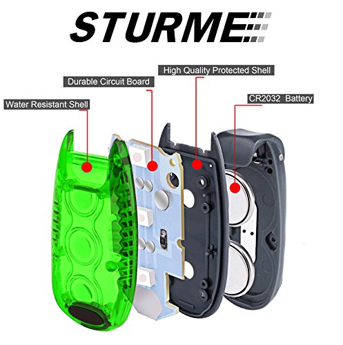 STURME LED Safety Light: Daytime Running, Walking, Cycling